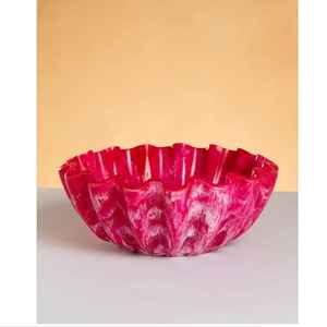 Plat de service décoratif en résine pour mariage, bol à salade en résine fait main, vaisselle personnalisée pour fruits et dîner - Product Image 6