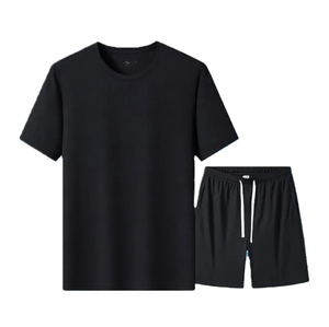 Conjunto Casual Corto para Hombre, de Algodón Transpirable de Secado Rápido, Diseño Personalizado Estampado, Traje de Dos Piezas, Ropa al por Mayor OEM - Product Image 1