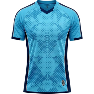 Camiseta Deportiva Verde para Hombre, Manga Corta, Cuello en V, Patrón Geométrico, Tejido de Punto, 100% Poliéster, Secado Rápido, Corte Regular - Product Image 4