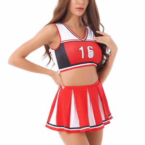 Ensemble d'uniformes de cheerleading en soie/coton Soban de qualité supérieure, personnalisables, pour adultes unisexes, usage professionnel, en stock, sur mesure - Product Image 1