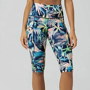 Leggings pour femmes à taille haute, extensibles, confortables, pour la gym, le yoga, coupe slim, vêtements décontractés, respirants, vêtements de sport, été, séchage rapide, légers - Product Image 2