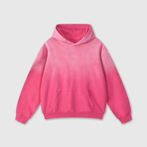 Sweat-shirt vintage streetwear personnalisé avec logo, pour homme, en molleton épais délavé à l'acide, avec fermeture éclair, haute qualité, vente en gros - Product Image 4