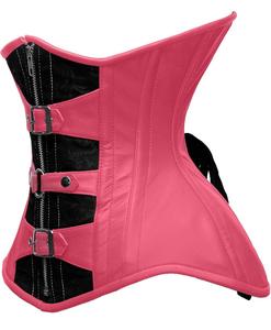 คอร์เซ็ตของผู้หญิงวินเทจชุดกระชับสัดส่วนเซ็กซี่แบบโอเวอร์บัสท์คอร์เซ็ทหนังระบายอากาศทันสมัยสำหรับขนาดใหญ่พิเศษ - Product Image 3