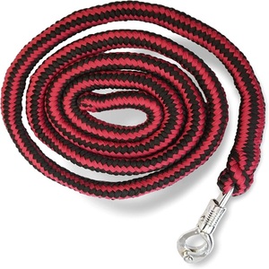 Cuerda de Algodón para Caballos de Dos Tonos, Negro y Rojo, Hecha en India, Personalizada - Product Image 1