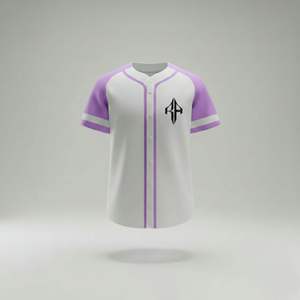 Maillots de baseball 2026 imprimés respirants 100 % polyester pour adultes, col en V, impression numérique de haute qualité par RIVIAN ATLANTIC - Product Image 2