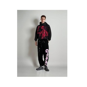 Sudadera con Capucha Estilo Y2K, Diseño Gótico Informal con Estampado de Letras y Calaveras, Sudadera de Moda para Hombre - Product Image 2