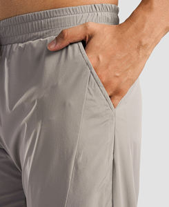 Pantalones Deportivos Personalizados para Hombre, de Cintura Alta, Color Sólido, para Otoño, con Cordón Ajustable en el Bajo, Bolsillos Laterales, Ajuste Cómodo, Casual, OEM - Product Image 4