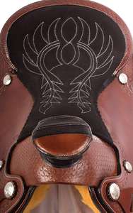 Y&Z - Juego de Silla de Montar Western de Cuero Genuino de Primera Calidad para Caballos de Rancho, Modelo LTR_WAD_WS_268, Tamaño de Asiento de 14 a 18 Pulgadas, Varios Colores - Product Image 6