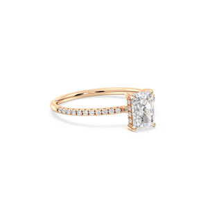 Bague de fiançailles REYES, dernier design, or massif 14 carats, diamant de laboratoire HPHT CVD, pour femme, cadeau d'anniversaire, bijoux fins - Product Image 3