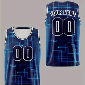 Maillot de basket-ball réversible en mesh de qualité supérieure, design de maillot de basket-ball dernier cri, vêtements de basket-ball en gros à prix abordable, OEM - Product Image 1