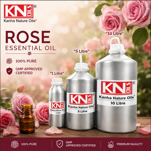 <b>Rose</b> Essential Oil 100% Pure Steam Distilled Rosa Damascena Cosmetic Grade Aromatherapy Perfumery Grade BG Kanha Nature Oils - Product Image 2