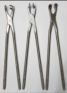 12 Pieces Set High Quality Adjustable Stainless Steel Dental Horse Forceps | Equine Tooth Extraction <b>Veterinary</b> <b>Instruments</b> - Product Image 5