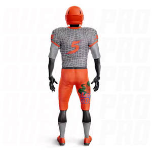 Uniformes de Fútbol Americano Personalizados al por Mayor, Conjunto de Uniforme de Fútbol Americano de Manga Corta, Uniformes Personalizados para Equipos de Pakistán, Camisetas y Pantalones Cortos - Product Image 6