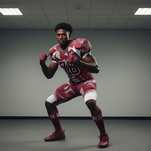 ชุดยูนิฟอร์มอเมริกันฟุตบอลคุณภาพสูงสั่งทำพิเศษ ระบายอากาศได้ดี สำหรับทุกเพศทุกวัย ไซส์ใหญ่ แขนสั้น ผลิตจากโพลีเอสเตอร์ 100% ด้วยเทคนิคการพิมพ์แบบซับลิเมชั่น - Product Image 3