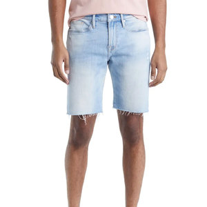 Shorts en jean sur mesure, nouveau style, couleur unie, fabriqués au Pakistan, en vente. - Product Image 1