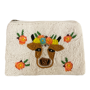 Porte-monnaie avec broderie personnalisée, porte-monnaie avec logo personnalisé, porte-monnaie brodé perlé par MD HANDICRAFTS - Product Image 1