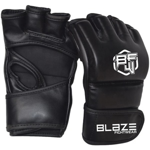Venta al por mayor de guantes de cuero MMA de 4oz para entrenamiento Sparring Punching-para Kickboxing y artes marciales en gimnasios - Product Image 1