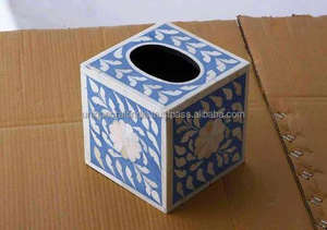 Lo último en accesorios para servilletas de vajilla, caja de pañuelos rectangular hecha de madreperla, diseño Floral, soporte para pañuelos a bajo precio - Product Image 4