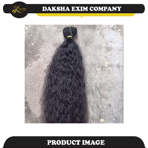 Meilleures ventes en ligne d'extensions de trame de cheveux humains bruts indiens vente en gros de perruques de cheveux indiens pour une longueur et un volume instantanés - Product Image 4