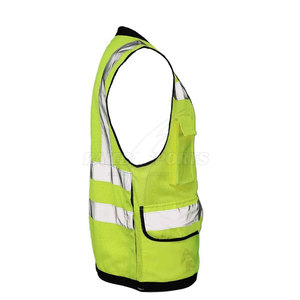 Chaleco de Seguridad Reflectante Premium de Alta Visibilidad, Ropa de Trabajo con Certificación CE, Impresión UV, Secado Rápido, Diseño Ligero y Transpirable - Product Image 4
