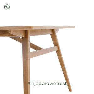 Mesa de Comedor Rectangular de Madera Maciza de Estilo Nórdico, Mesa de Centro Moderna y Sencilla para Sala de Estar - Sela - Product Image 4