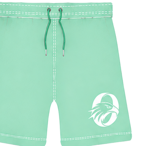 Pantalones Cortos de Rugby Aqua Mint Blancos con Cordón Ajustable, Cintura Elástica, Ribete en Contraste, Personalizables, Transpirables, para Entrenamiento Deportivo y Equipos - Product Image 4