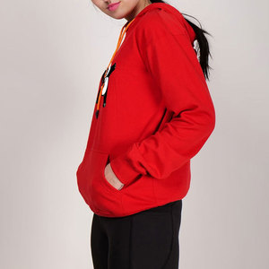 Women's Acid Wash Embroidery Fleece Streetwear Hoodies 100% Cotton Breathable Eco-Friendly OEM Casual <b>Sale</b> - Product Image 3