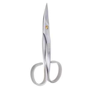 Ciseaux à cuticules en acier inoxydable, lame droite, pointe acérée, trou rond, outils de manucure durables pour adultes - Product Image 2
