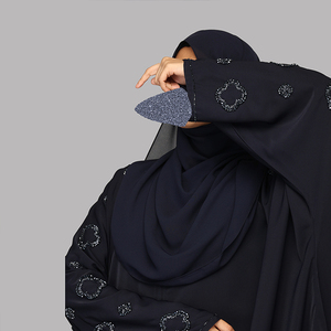 Fabricant d'Abayas pour Femmes en Marque Blanche : Abaya Kimono Ouverte sur le Devant avec Solutions de Personnalisation de Marque - Product Image 3