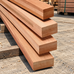 Vigas de Madera Maciza Resistentes al Agua, Listones Laminados, Madera para Exteriores - Product Image 1