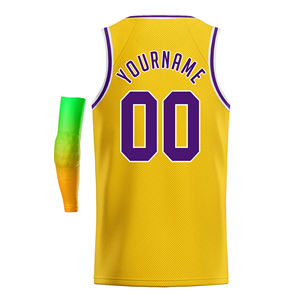 Maillots de basket-ball respirants personnalisés de haute qualité, les plus vendus, 100 % polyester, impression numérique, ensemble de basket-ball pour hommes adultes en gros - Product Image 5