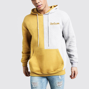 Custom Designed Long Sleeved 460 Gsm Heavyweight Oversized Hoodie 100% Cotton Hip Hop Style Embroidered Plain Dyed Print Pattern - Product Image 4