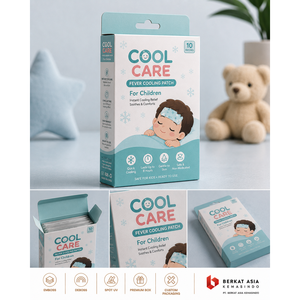 Boîte d'emballage médical personnalisée pour patchs contre la fièvre pour enfants - Product Image 1