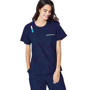 Traje Neutralizador de Olores para Personal Médico, Tela con Infusión de Carbón, Frescura Durante Todo el Día, Uniforme de Hospital para Mujer - Product Image 3