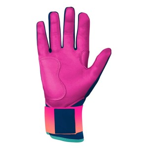 Gants de frappe bleus et roses, rembourrés, avec fermeture auto-agrippante, en tissu tricoté, unisexes, pour entraînement adulte - Product Image 4