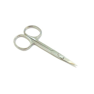 Hot Selling High Quality Stainless Steel Spring Scissors Straight Sharp Private Label Craft Eyebrow Trimming Scissors for - Product Image 4