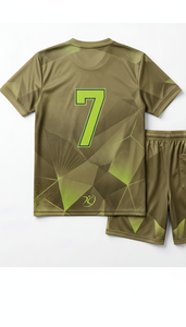 Conjunto de Camiseta y Pantalones Cortos de Voleibol Modernos con Degradado Azul Zafiro Personalizados al por Mayor, Uniforme de Equipo Absorbente de Sudor con Sublimación OEM - Product Image 2
