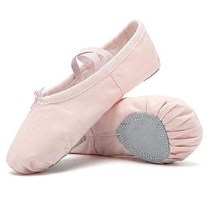 Zapatos de Ballet de Cuero Genuino para Niñas, con Color y Talla Personalizables, Parte Superior Elástica, Suela de Cuero Antideslizante, Alta Calidad - Product Image 1