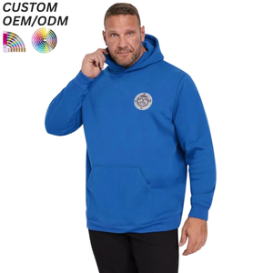 เสื้อฮู้ดผู้ชายไซส์ใหญ่ ระบายอากาศได้ดี เป็นมิตรกับสิ่งแวดล้อม ผ้าถัก แห้งเร็ว สวมใส่สบาย ผ้าฝ้าย รับทำโลโก้ตามสั่ง ขายส่งแบบ OEM ODM - Product Image 3