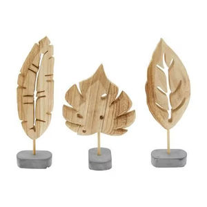 Centre de table décoratif en bois tendance pour appartement moderne et intérieur dynamique – Marque privée - Product Image 1