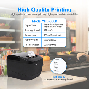 YHD-330B 80 mét Máy in nhãn nhiệt với USB/LAN/RS232/BT/Wifi giao diện, tương thích với Windows/Linux/Android/IOS - Product Image 2