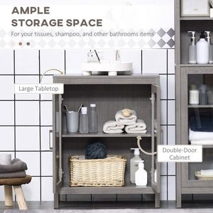 Grey Bathroom Cabinet Stylish Furniture for Your Modern Bathroom - Product Image 4