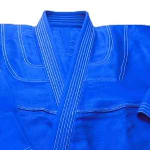 Kimono Cómodo para Jiu Jitsu Brasileño / BJJ Gi - Poliéster/Algodón Tejido Perla con Logotipo Frontal Preencogido y Transpirable - Product Image 2