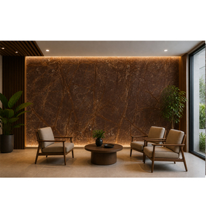 lightweight stone <b>veneer</b> material exporter Stone <b>Veneer</b> Rain forest Brown Sheet Flexible Shone Wall Sheets Safe Use Villa Home - Product Image 1