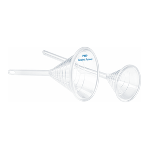 Entonnoir Analytique Transparent PMP avec Côtes Spirales pour Filtration Rapide en Laboratoire - Product Image 3