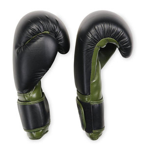 Gants d'entraînement de boxe Econex en similicuir bleu avec fermeture auto-agrippante pour adultes, design respirant - Product Image 2