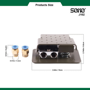 Kit de commutateur à pédale et connecteur rapide SONO J102 OEM pour souffleur d'air métallique - Product Image 4