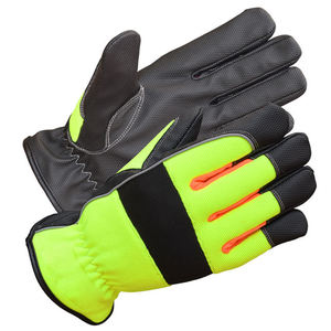 Leather Work <b>Gloves</b> Real Leather Working <b>Gloves</b> PPE Cowhide Split Leather Work <b>Gloves</b> Double Palm Reinforce With Safety - Product Image 2