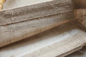 Sac messager en jute écologique avec intérieur laminé imperméable, sac bandoulière pour les voyages en plein air et l'usage quotidien - Product Image 3