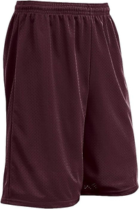 Shorts de sport en maille de couleur unie personnalisés, respirants, à séchage rapide, pour hommes, pour la salle de sport, l'entraînement et les tenues décontractées - Product Image 4